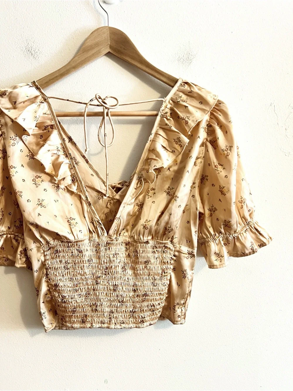 Free People Isabella Silky Blouse